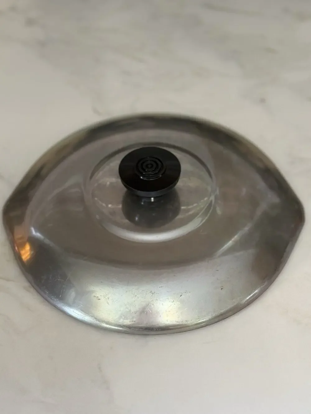 VTG WAGNER MAGNALITE STOCK POT SKILLET DOUBLE SPOUT 9” LID ONLY
